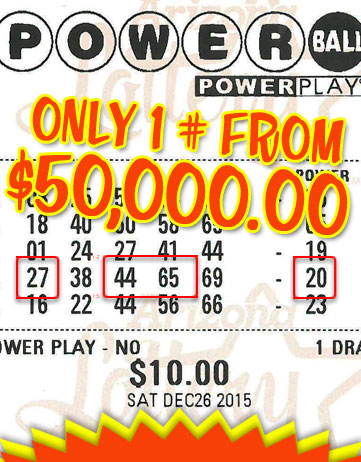Another Powerball Winner in 2015